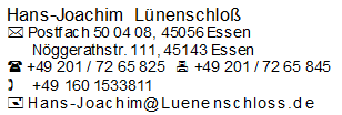 Adresse H-J Lünenschloß